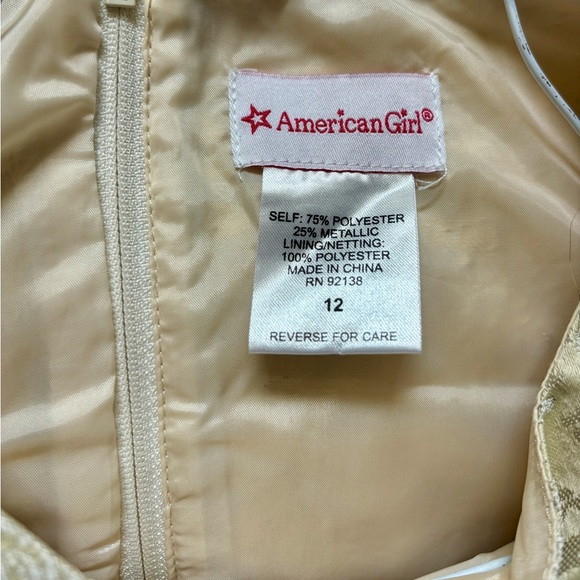 Hard to find American Girl holiday dress set- doll dress and child size 12 dress - Picture 5 of 9